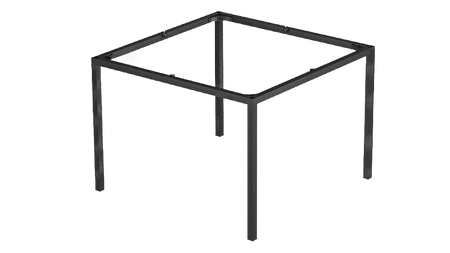 Stelaż Loftowy Basic 20x20 mm – Aluminiowa Podstawa Stołu – Czarny mat – Konfigurator na wymiar