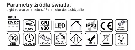 Oprawa meblowa Design Light SQUARE 3