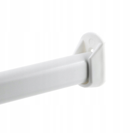 Stalowy drążek meblowy do szaf biały 22x15 mm