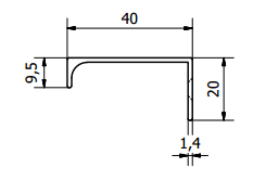 Uchwyt Krawędziowy FE-6 Frez D Aluminium - Konfigurator uchwytów na dowolny wymiar