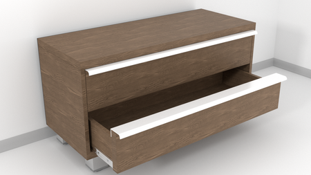 Uchwyt Krawędziowy FE-8 Biały Lakier Proszkowy - Konfigurator uchwytów na dowolny wymiar