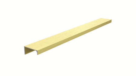 Uchwyt Krawędziowy FE-6 Prosty Złoty Szczotkowany Mat - Konfigurator uchwytów na dowolny wymiar