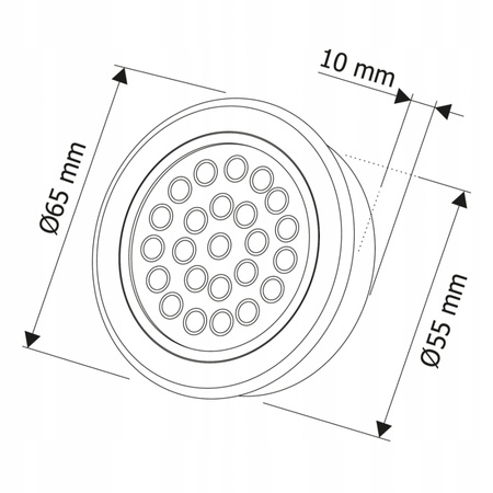 Oprawa meblowa Design Light OVAL