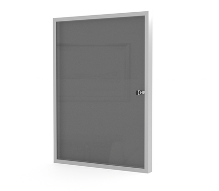 Aluminiowa Wewnętrzna Gablota Tablica Ogłoszeniowa - Kolor Aluminium - Konfigurator na wymiar