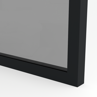 Ramka aluminiowa F1 Szary (RAL 7021) - Konfigurator profili do frontów i luster na wymiar