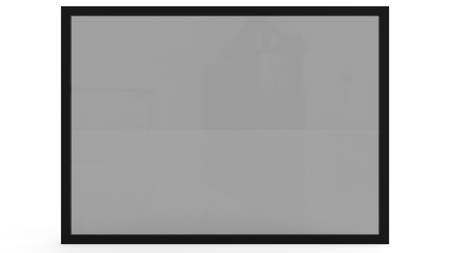 Ramka aluminiowa F1 Czarny mat - Konfigurator profili do frontów i luster na wymiar