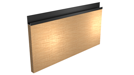 Uchwyt Krawędziowy FE-2 Czarny Mat - Konfigurator uchwytów na dowolny wymiar