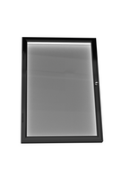 Aluminiowa Zewnętrzna Gablota Tablica Ogłoszeniowa z Oświetleniem LED - Kolor Czarny mat - Konfigurator na wymiar