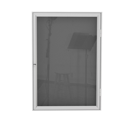 Aluminiowa Zewnętrzna Gablota Tablica Ogłoszeniowa - Kolor Aluminium - Konfigurator na wymiar