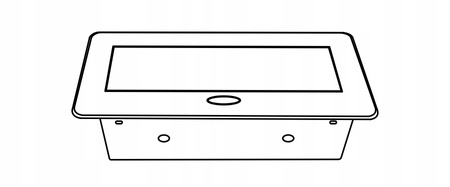 Gniazdo meblowe otwierane Kombi Box (3 gniazda z uzieminiem)