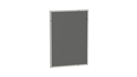 Lustro w aluminiowej ramie F11 Złoty mat szczotkowany - Konfigurator na wymiar