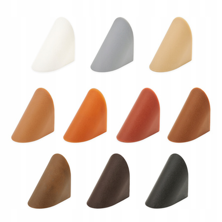 Złącze meblowe standard wenge z zaślepką + wkręty