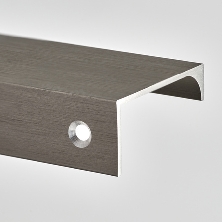 Uchwyt Krawędziowy FE-6 Prosty Biały Lakier Proszkowy - Konfigurator uchwytów na dowolny wymiar