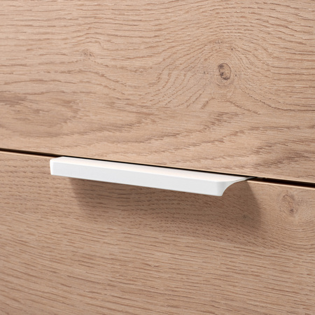 Uchwyt Krawędziowy FE-6 Zaokrąglony Biały Lakier Proszkowy - Konfigurator uchwytów na dowolny wymiar