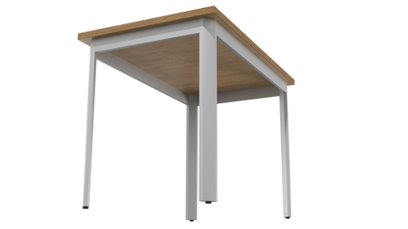 Stelaż Loftowy TWIN – Aluminiowa Podstawa Stołu – Naturalne aluminium – Konfigurator na wymiar