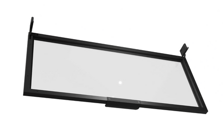 Ramka aluminiowa F5 Złoty mat szczotkowany z zawiasem ukrytym - Konfigurator profili do frontów i luster na wymiar