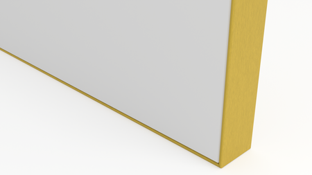 Ramka aluminiowa F11 Złoty mat szczotkowany - Konfigurator profili do frontów i luster na wymiar