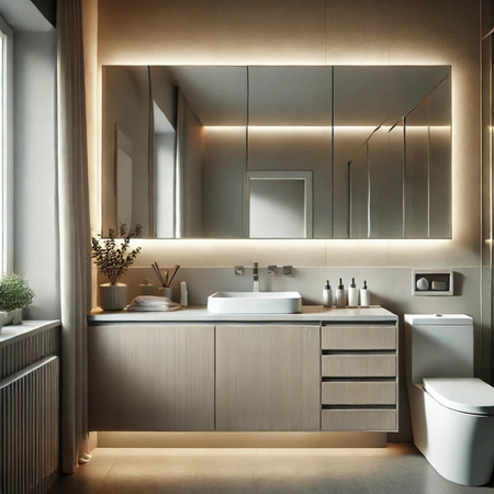 Aluminiowy profil kanał LED nakładany (aluminium) + Klosz - Konfigurator na wymiar