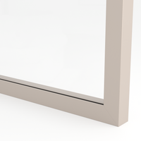 Front szklany w ramie aluminiowej F1 Kaszmir - Konfigurator na wymiar