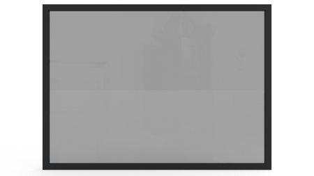 Ramka aluminiowa F1 Szary (RAL 7021) - Konfigurator profili do frontów i luster na wymiar