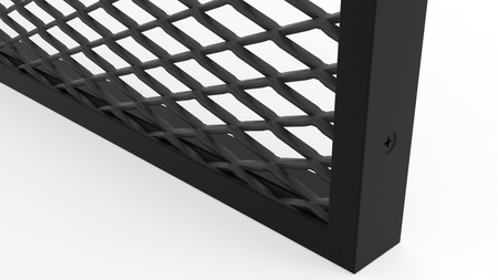 Ramka Aluminiowa F6 z Dekoracyjną Siatką Cięto-ciągnioną 28/14 mm - Konfigurator na wymiar