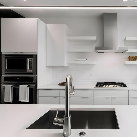 Uchwyt Krawędziowy FE-6 Prosty Aluminium - Konfigurator uchwytów na dowolny wymiar