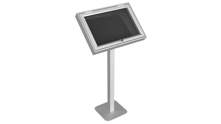 Aluminiowa Zewnętrzna Gablota MENU Tablica Ogłoszeniowa - Kolor Aluminium - Konfigurator na wymiar