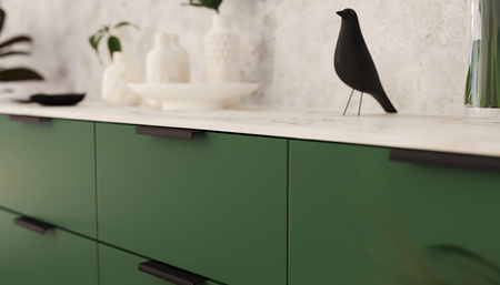 Uchwyt Krawędziowy FE-6 Prosty Surowe Aluminium - Konfigurator uchwytów na dowolny wymiar