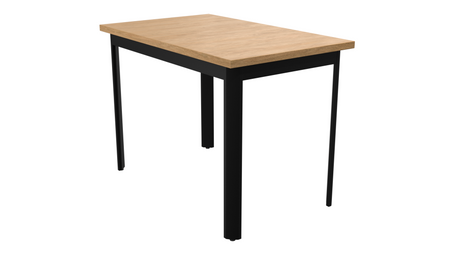 Stelaż Loftowy TWIN – Aluminiowa Podstawa Stołu – Czarny mat – Konfigurator na wymiar