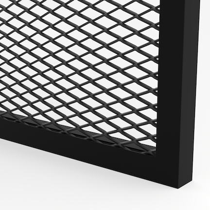 Ramka Aluminiowa F1 z Dekoracyjną Siatką Cięto-ciągnioną 28/14 mm - Konfigurator na wymiar