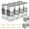 8 x Aluminiowa nóżka stopka meblowa regulowana FEST 40x40 mm - Elektropoler