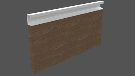 Uchwyt Krawędziowy FE-3 Biały Lakier Proszkowy - Konfigurator uchwytów na dowolny wymiar