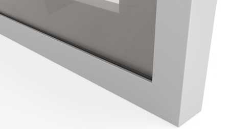 Ramka aluminiowa F4 Alu - Konfigurator profili do frontów i luster na wymiar