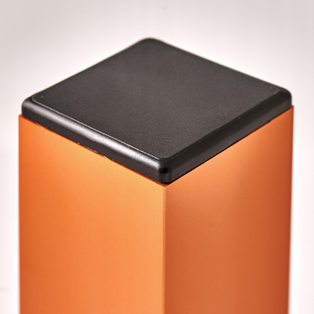 6 x Aluminiowa nóżka stopka meblowa regulowana FEST 40x40 mm - Biała