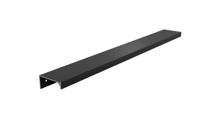 Uchwyt Krawędziowy FE-6 Prosty Czarny Mat - Konfigurator uchwytów na dowolny wymiar