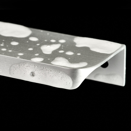 Uchwyt Krawędziowy FE-6 Zaokrąglony Czarny Lakier Strukturalny - Konfigurator uchwytów na dowolny wymiar