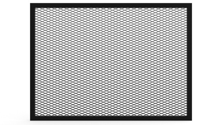 Ramka Aluminiowa F5 z Dekoracyjną Siatką Cięto-ciągnioną 28/14 mm + Zawiasy ukryte - Konfigurator na wymiar