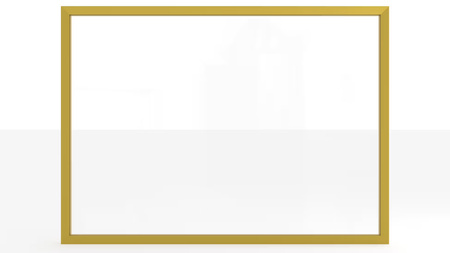 Ramka aluminiowa F1 Złoty mat szczotkowany - Konfigurator profili do frontów i luster na wymiar