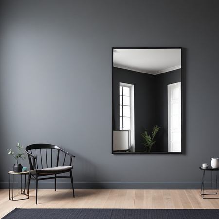 Lustro w aluminiowej ramie F1 Kaszmir - Konfigurator na wymiar