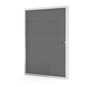 Aluminiowa Wewnętrzna Gablota Tablica Ogłoszeniowa - Kolor Elektropoler - Konfigurator na wymiar