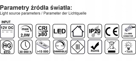 Oprawa meblowa Design Light OVAL