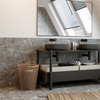 Lustro w aluminiowej ramie F1 Kaszmir - Konfigurator na wymiar