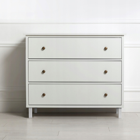 1 x Aluminiowa nóżka stopka meblowa FEST 30x30 mm - Biała