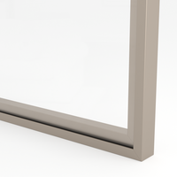 Ramka aluminiowa F10 Szampan - Konfigurator profili do frontów i luster na wymiar