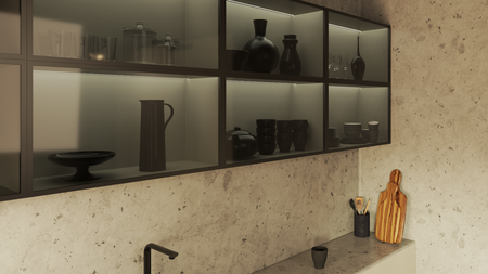 Ramka aluminiowa F1 Biała - Konfigurator profili do frontów i luster na wymiar