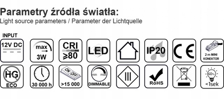 Oprawa meblowa Design Light ORBIT XL