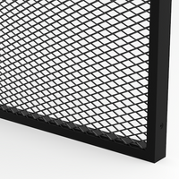 Ramka Aluminiowa F6 z Dekoracyjną Siatką Cięto-ciągnioną 16/8 mm - Konfigurator na wymiar