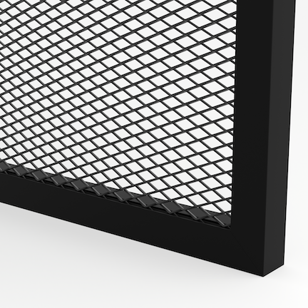 Ramka Aluminiowa F1 z Dekoracyjną Siatką Cięto-ciągnioną 16/8 mm - Konfigurator na wymiar