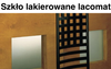 Kątowy front szklany w ramie aluminiowej F1K Złoty mat szczotkowany - Konfigurator na wymiar