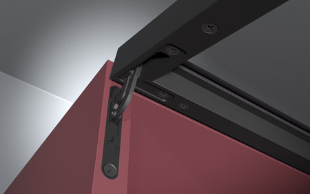 Ramka Aluminiowa F5 z Dekoracyjną Siatką Cięto-ciągnioną 16/8 mm + Zawiasy ukryte - Konfigurator na wymiar